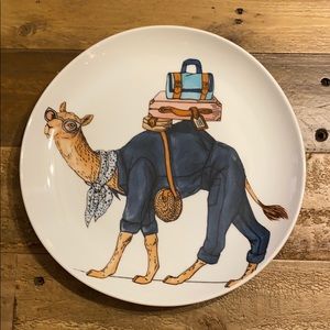 West Elm Dapper Animal Plate Camel